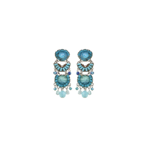 Blue Bayou Set, Casual Blue Earrings, Sky