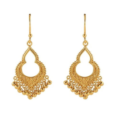 Mahaweli Charm Earrings Gold