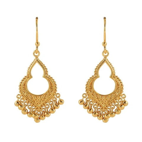 Mahaweli Charm Earrings Gold