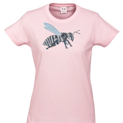 Bee Womens T Shirt - Pink
