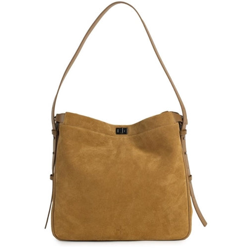 Estelle Tote Bag Camel Suede