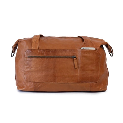 Dusky Robin - Hannah Overnight Bag Tan