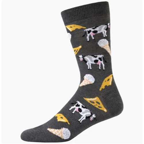 Bamboozld  Sock -  Mens Dairy Queen Dark Grey Marle 7 - 11