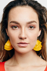 Trifan Earrings Saffron