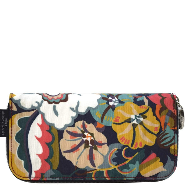 Curved Zip Section Wallet Gatsby Garden
