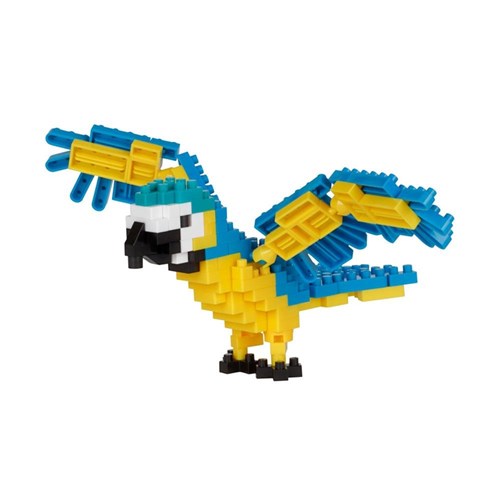 Nano Block - Blue and Yellow Macaw