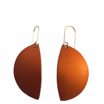 Symmetry Earrings Small Orange