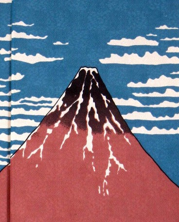 Noren - Hokusai "Red Mt Fuji"