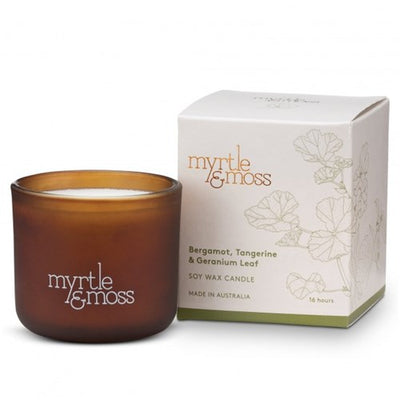 Myrtle & Moss Bergamot Soy Wax Mini Candle