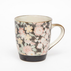 Hana Yuzen Black Tea Mug
