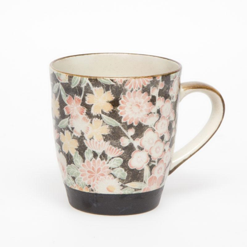 Hana Yuzen Black Tea Mug