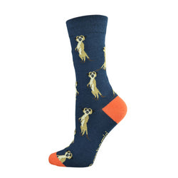 Bamboozld Sock -  Mens Meerkat Bamboo Socks Size 11-14