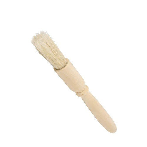 Goat Bristle Pastry/Basting Brush with Wooden Handle Black