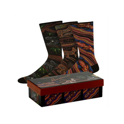 Bamboozld Sock Box Set - Mens Indigenous Australian Socks 7 - 11