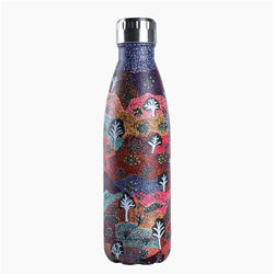 Aboriginal Bush Medicine Stainless Steel Water Bottle