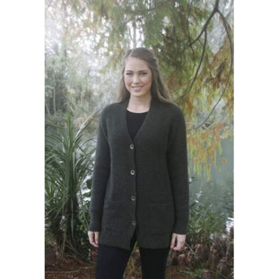 Boyfriend Cardigan Charcoal