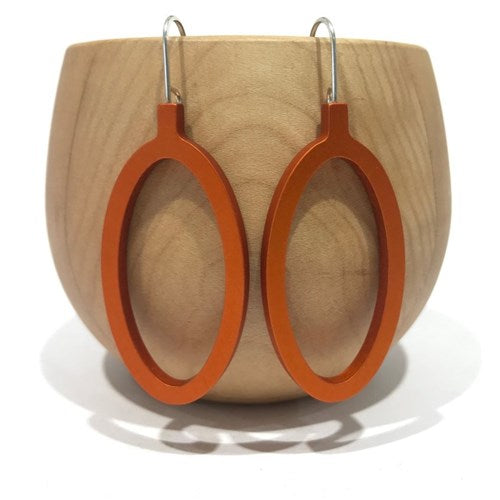 Cassini Large Earrings Orange