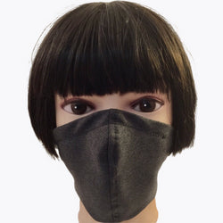 Grey Poly cotton Face Mask