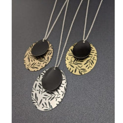 Foliage Large Double Oval Necklace