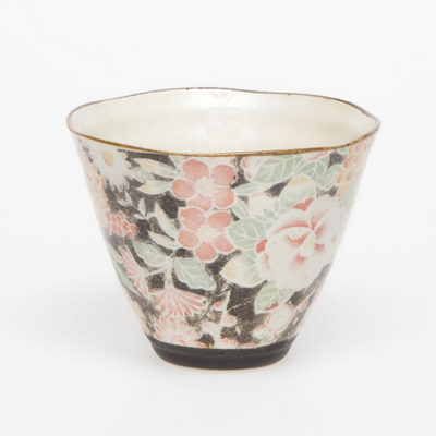 Hana Yuzen Black Cone Cup