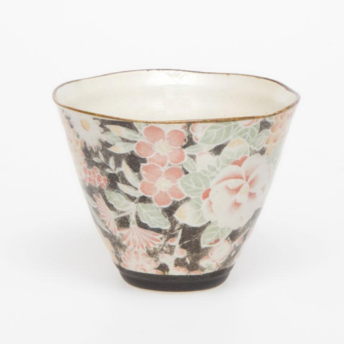 Hana Yuzen Black Cone Cup