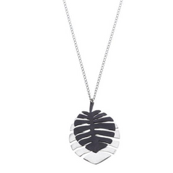 Shabana Jacobson -  Monstera Leaf Necklace