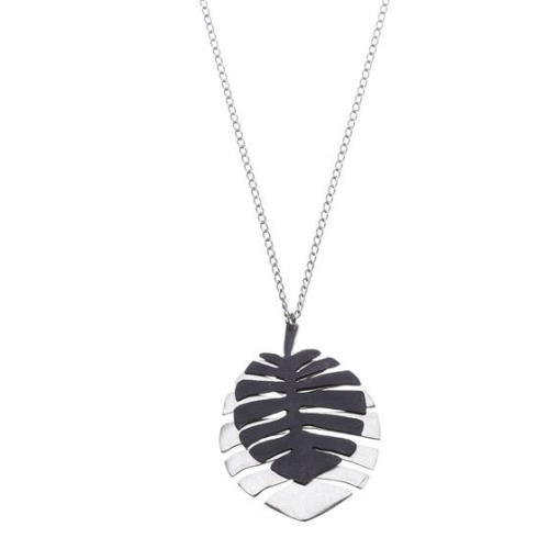 Shabana Jacobson -  Monstera Leaf Necklace