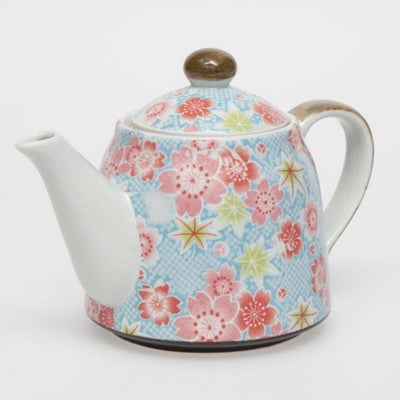 Kanoko Yuzen Blue Teapot