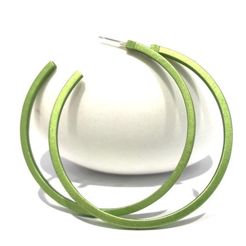 Hoop Large Earrings Chartreuse