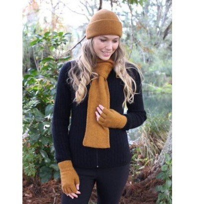 Possum Loop Scarf Gold
