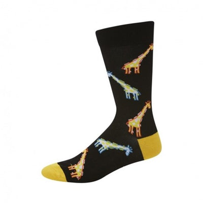 Bamboozld  Sock -  Mens Spotted Giraffe Size 7-11