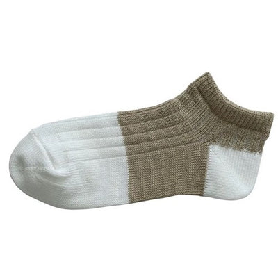 NISHIGUCHI KUTSUSHITA : boston linen cotton anklet socks stockton beach