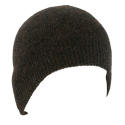 Possum Skull Beanie Double -  Brown Marl