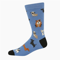 Womens Yappy Days Bamboo Sock - Denim / Size 2-8