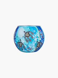 Aboriginal Turtle Tealight Candle Holder 11cm