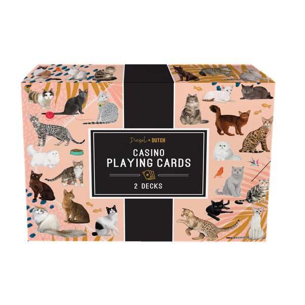 Casino Playing Cards - Curious Cats