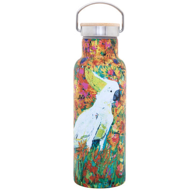Insulated Water Bottle - Cockatoo