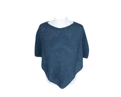 Lace Poncho Denim