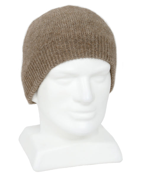 Possum Skull Beanie Double - Natural