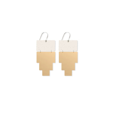Flaxen Signature Inca Double Drop Earrings