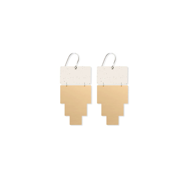 Flaxen Signature Inca Double Drop Earrings