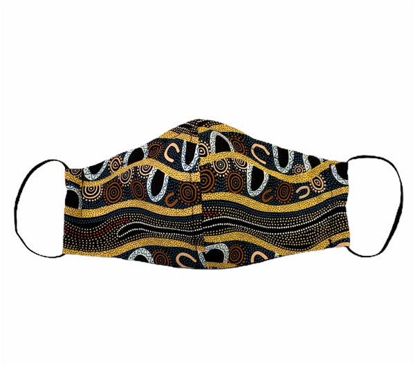 Gathering By The River Face Mask