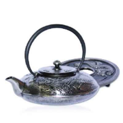 Dragon Silver Iron Tea Pot 700ml