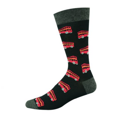 Bamboozld Sock - Mens Double Decker Bus Size 11-14