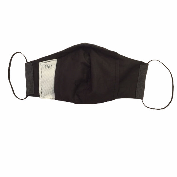 Black Wild Flowers Mask