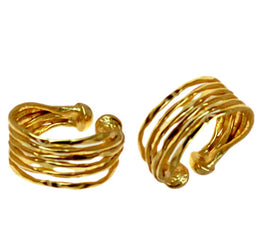 Vama - SS Open End Ring in Matt Finish