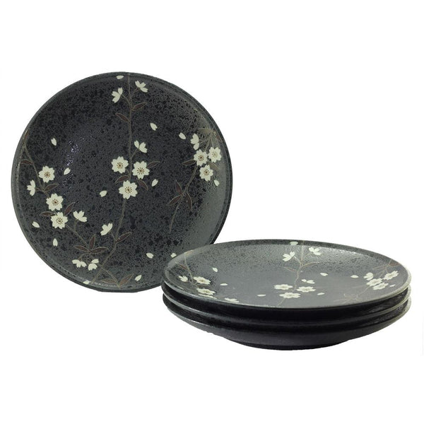 Black Sakura 25.5cm Large Plate