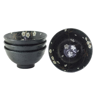 Black Sakura 16cm Deep Bowl