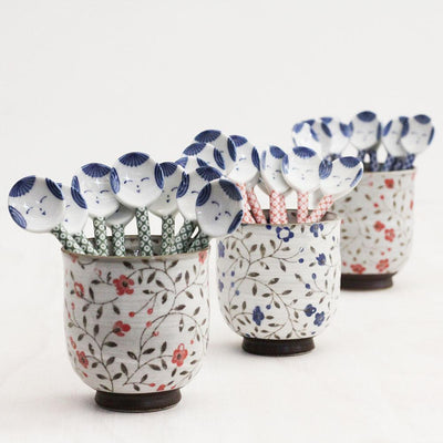 Kokeshi Doll Green Teaspoon