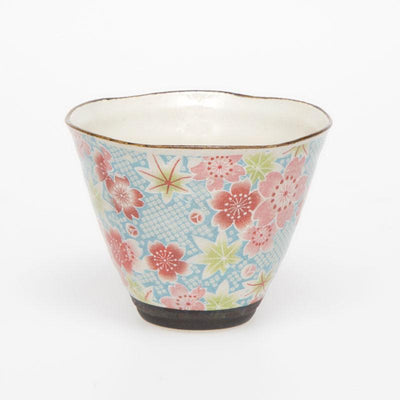 Kanoko Yuzen Blue Cone Cup